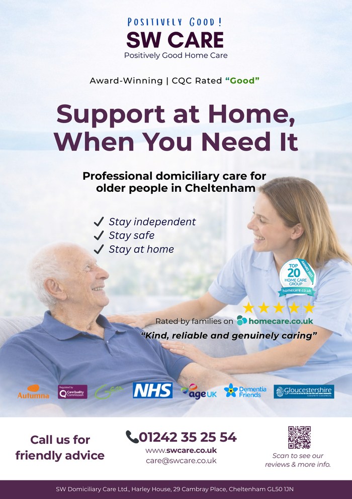 SW Care Cheltenham home care leaflet